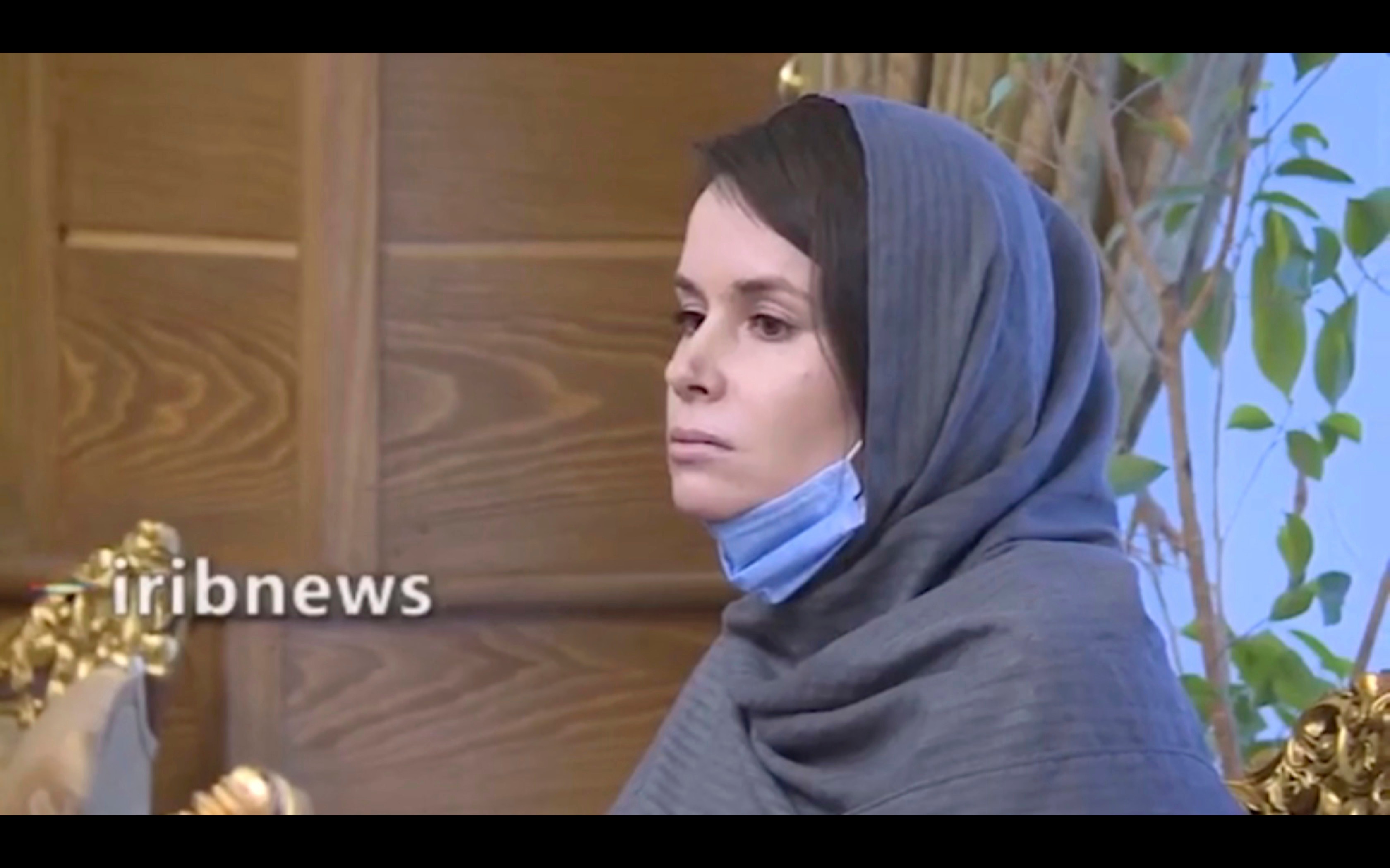 British-Australian academic Kylie Moore-Gilbert is seen on Iranian state television. 