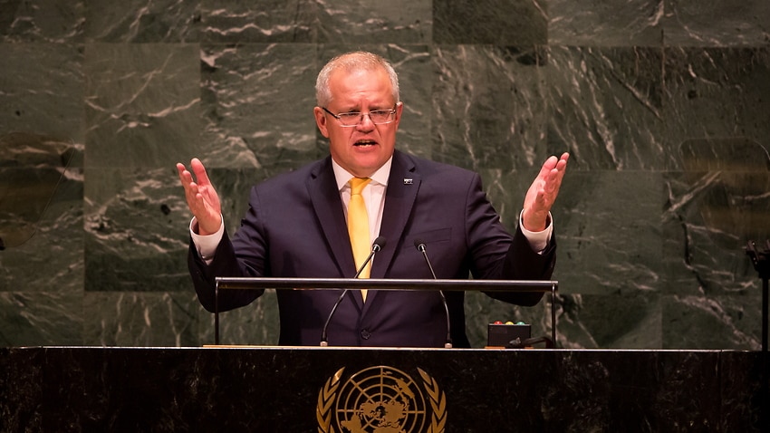 Image for read more article 'Scott Morrison targets climate critics in UN speech'