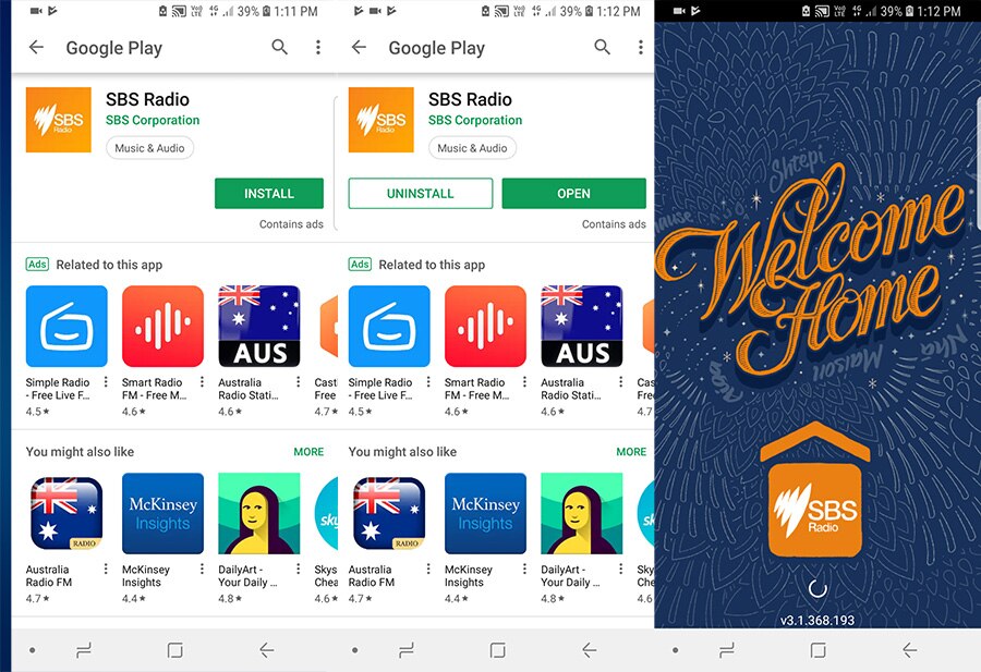 android sbs radio app download