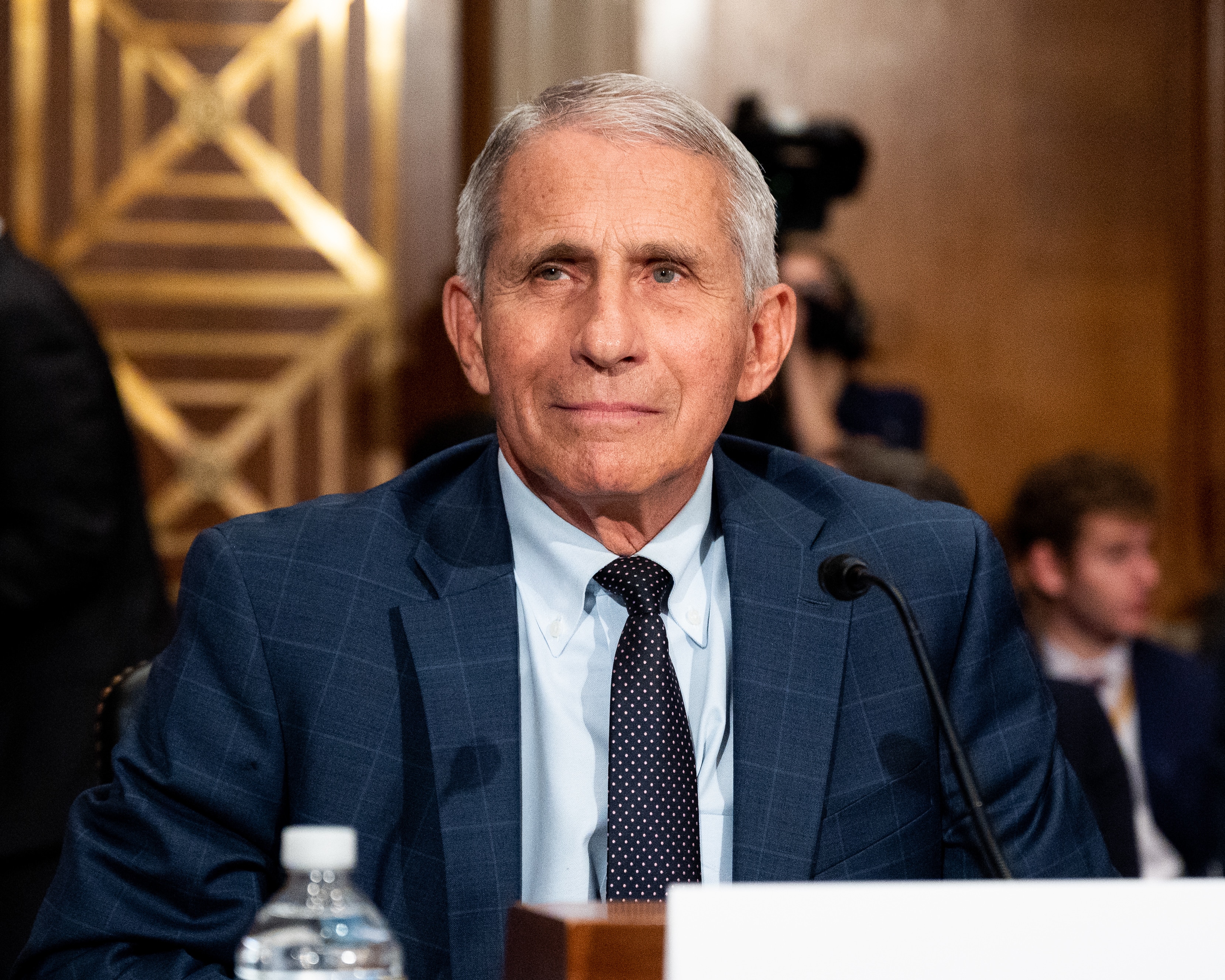 Dr Anthony Fauci, Director of the National Institute of Allergy and Infectious Diseases, at a Senate hearing on 20 July, 2021. 