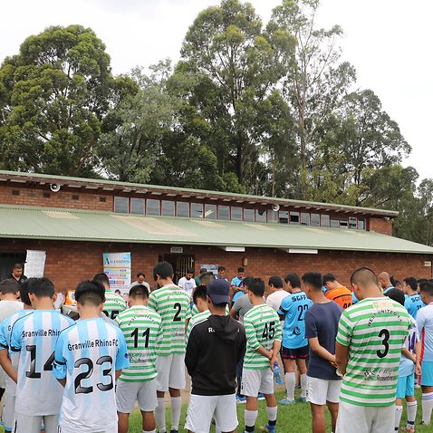Members of Sydney's Nepali community mourning the drowning death of a fellow football lover