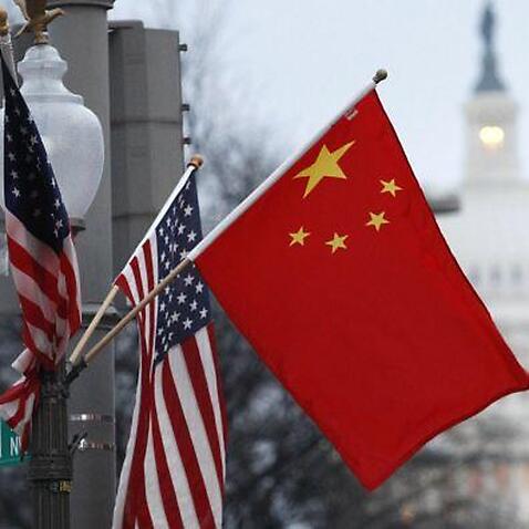 US and China Flag