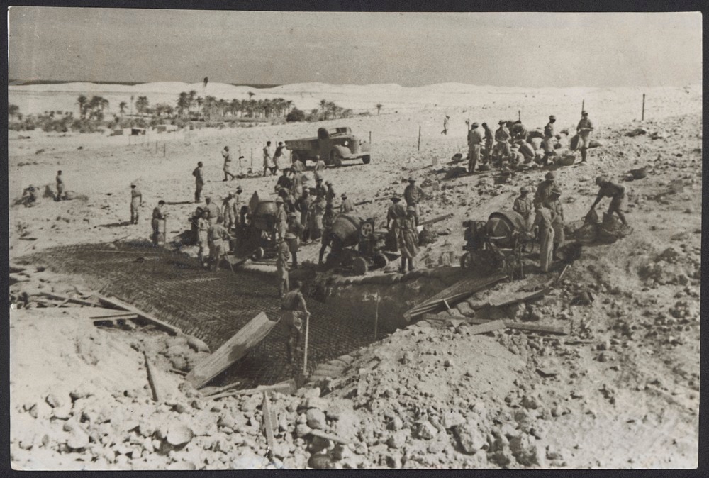 British and allied forces in Northern Africa during WWI