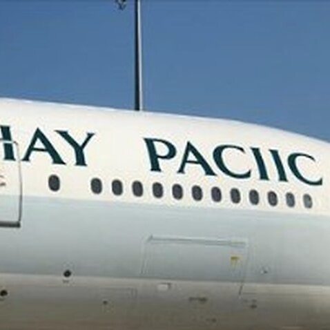 Cathay Pacific's misspelled its own name on a plane. Source