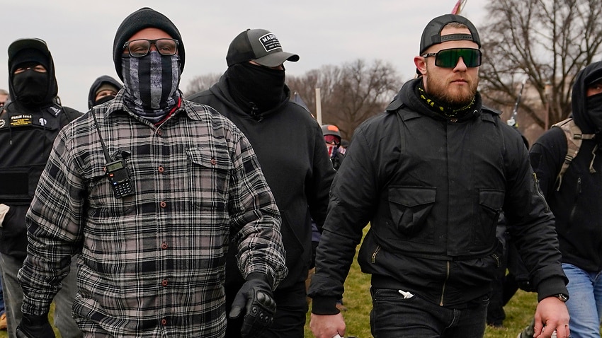 Image for read more article 'US judge detains two Proud Boys leaders pending their trial over role in US Capitol riot'