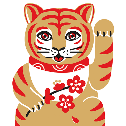 Chrissy Lau designed a series of stamps for Australia Post, marking the Year of the Tiger.