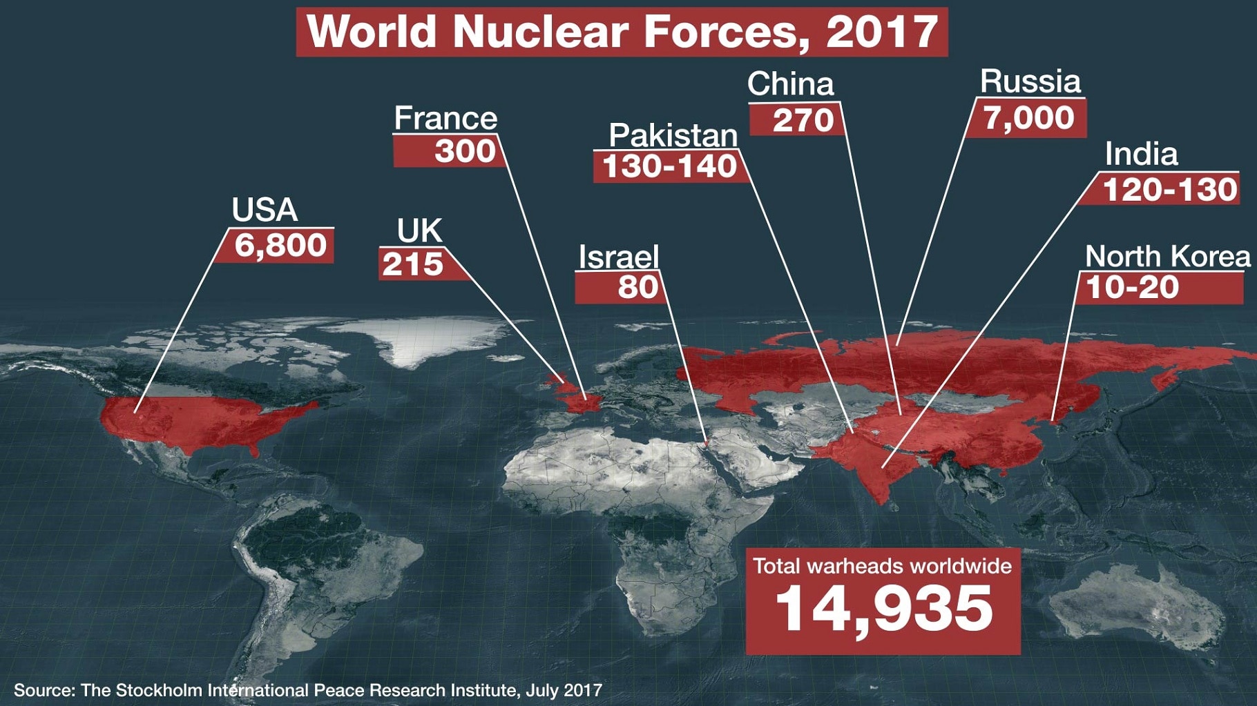 Which Nine Countries Have Nuclear Weapons Sbs News 8857