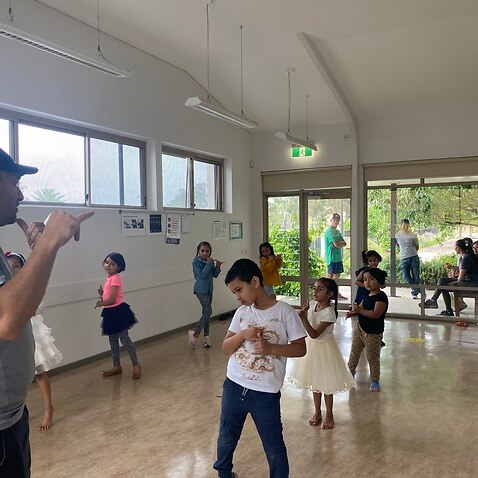 children dance class at auburn