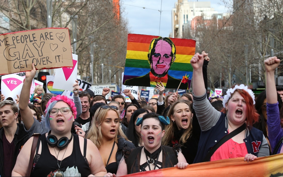 Rally For Gay Marriage Draws Thousands Sbs News