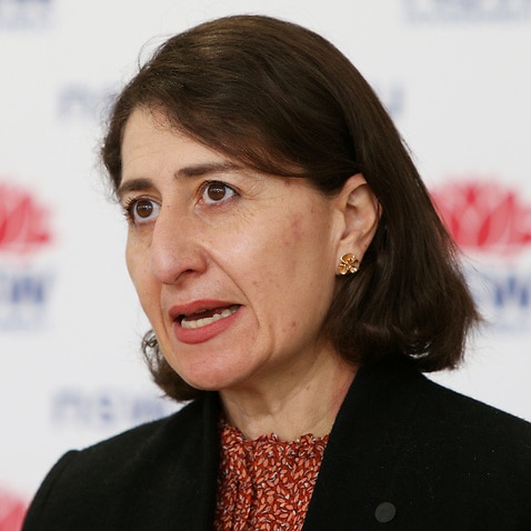 NSW Premier Gladys Berejiklian takes questions during a COVID-19 update and press conference in Sydney, Friday, August 27, 2021.