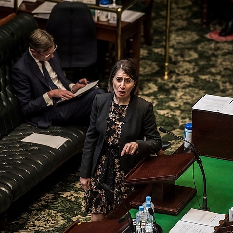 NSW Premier Gladys Berejiklian speaks during Question Time in the state parliament