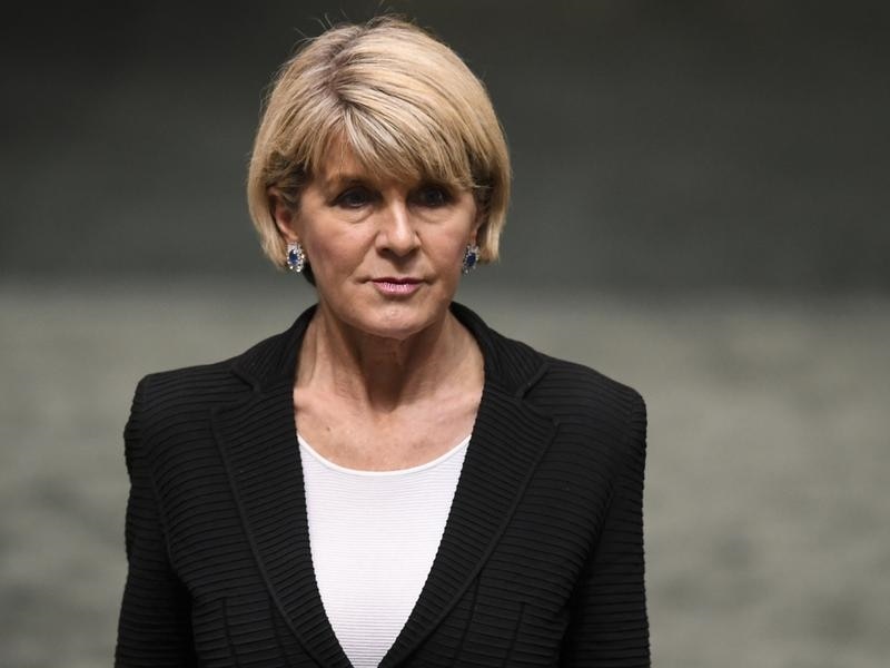 Julie Bishop was eliminated from the leadership race first.