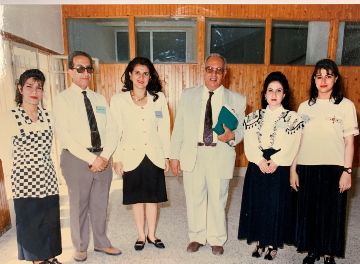 A lecture at the Baghdad university 