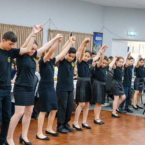 Παιδιά του χορευτικού συγκροτήματος της Ποντιακής Αδελφότητας της Δυτικής Αυστραλίας.