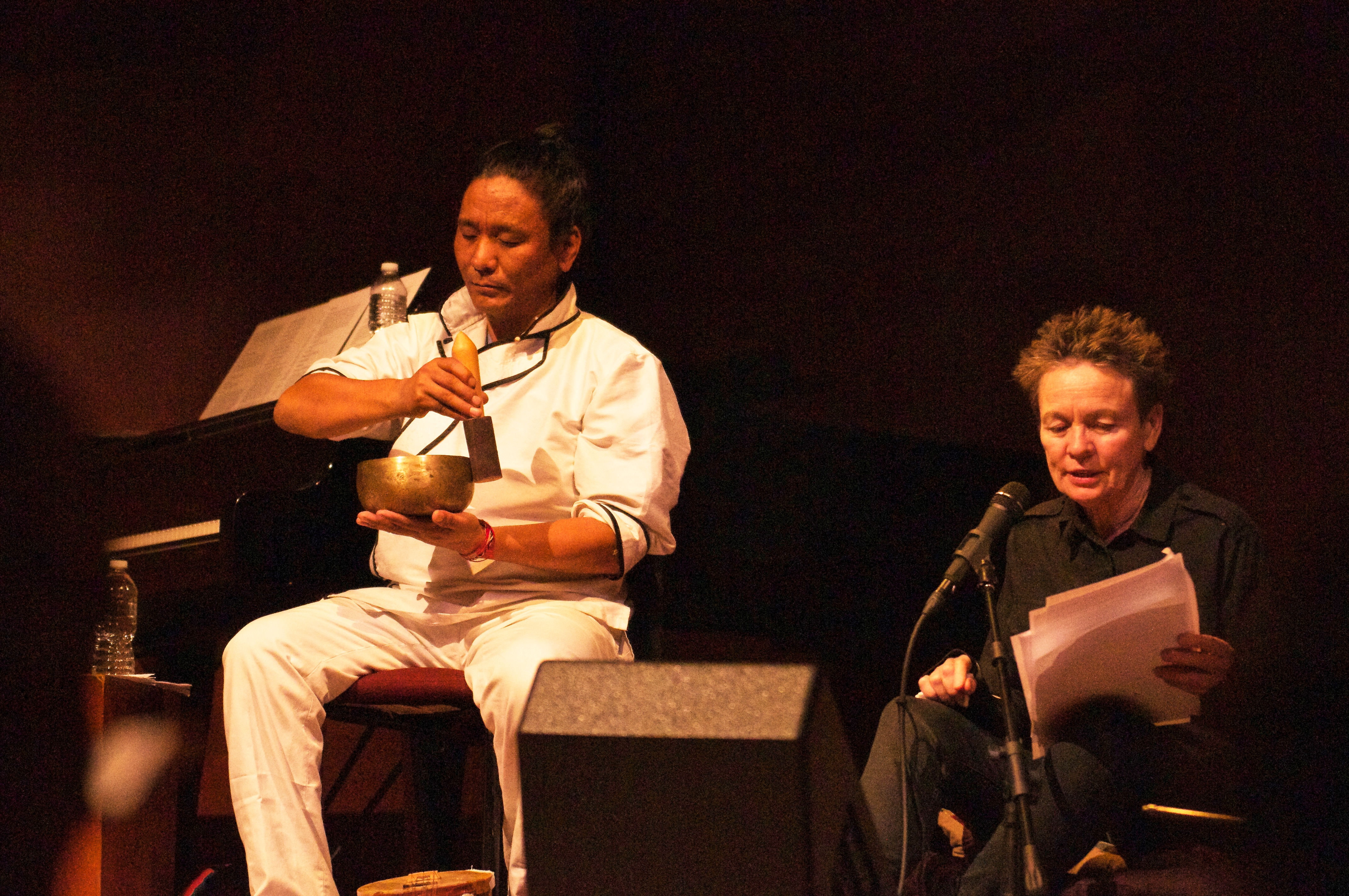 Tenzin Cheogyal performing Songs From The Bardo with Laurie Anderson.