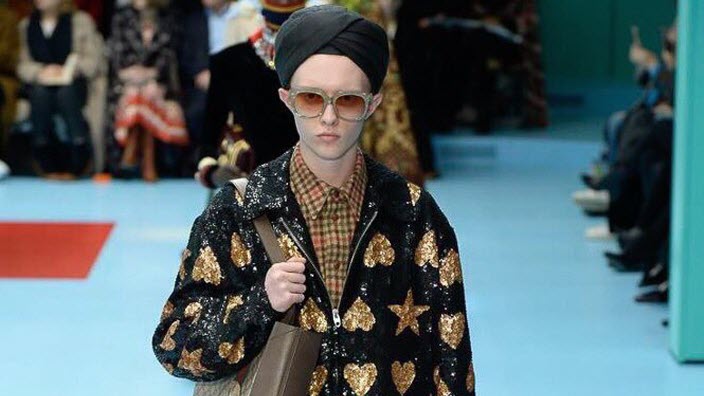gucci turban men
