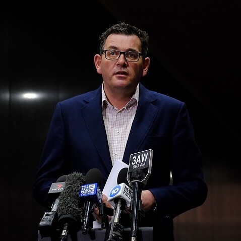 Victorian Premier Daniel Andrews announces a Victoria lockdown (AAP)