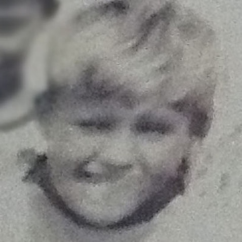 Daryl Higgins as a child.