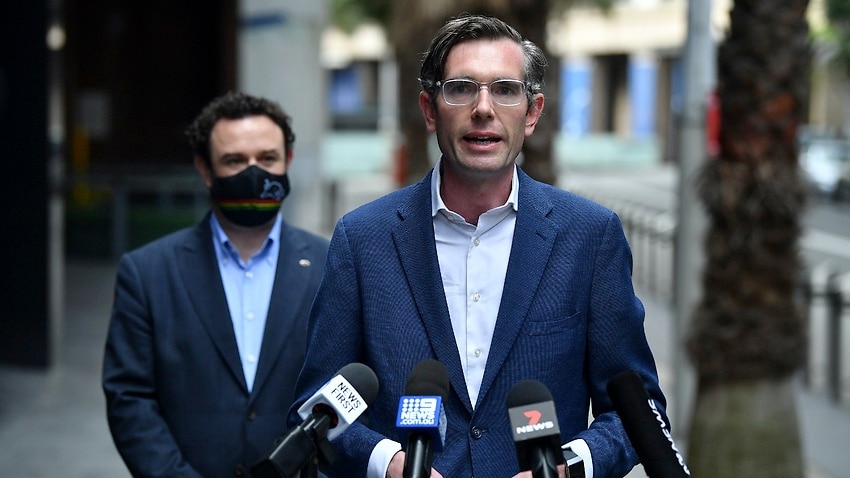 Image for read more article 'Dominic Perrottet vows 'unity and stability' as he enters race for next NSW premier'