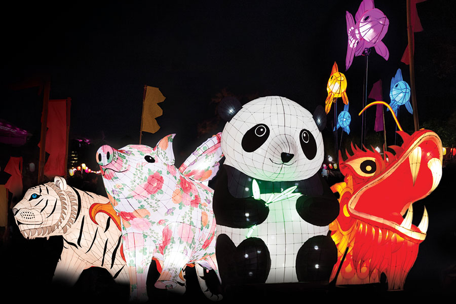 Moon Lantern Parade is popular in OzAsia Festival every year.