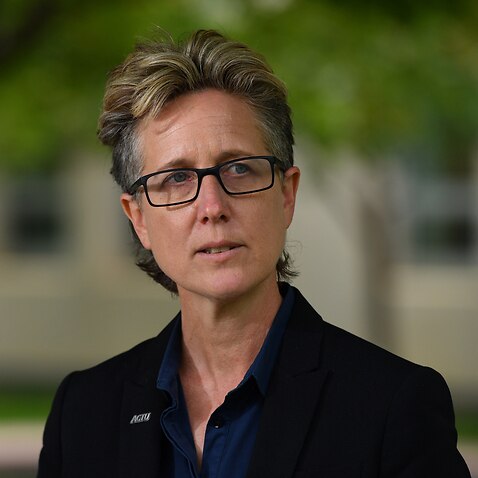 Australian Council of Trade Unions (ACTU) Secretary Sally McManus at Parliament House in Canberra.