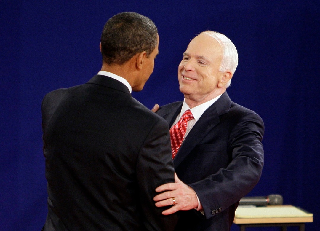 John McCain is remembered for defending his opponent Barack Obama as a "decent family man" during the 2008 presidential campaign. 