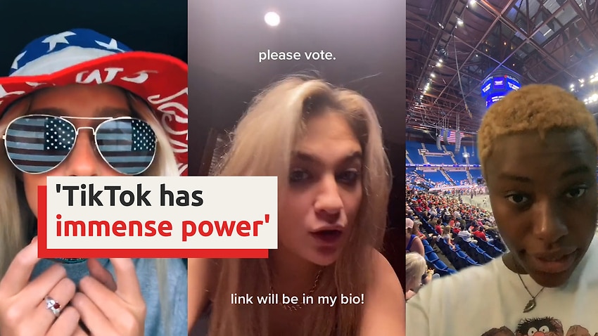 How young people are using TikTok to influence US politics | SBS News