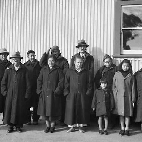 Japanese detainees at Tatura