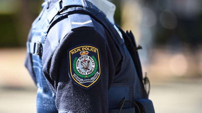 A NSW Police officer is seen in Sydney, Wednesday, May 6, 2015. (AAP Image/Dan Himbrechts) NO ARCHIVING