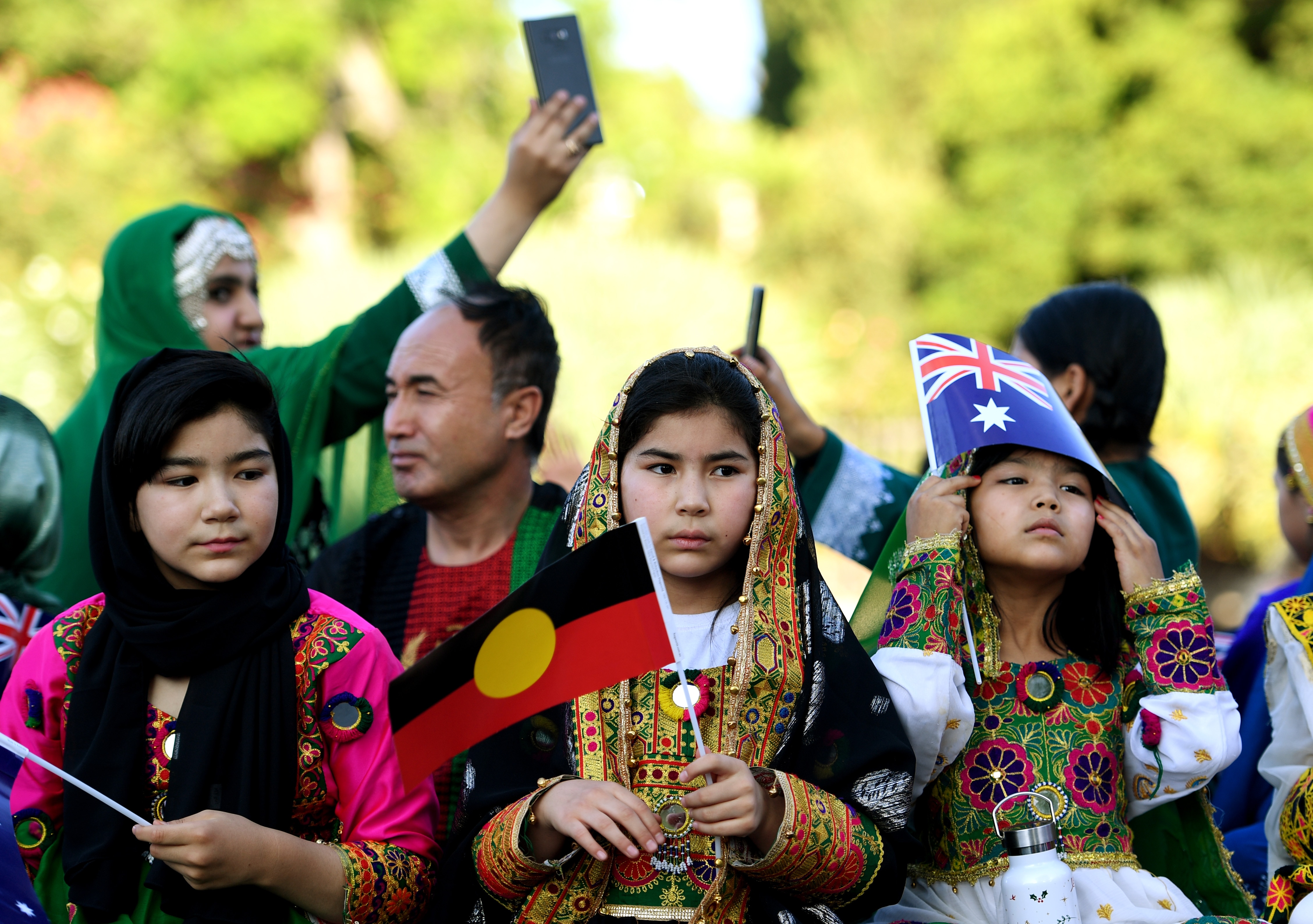 The Australia Day Parade in Adelaide. The Australia Day Parade in Adelaide.