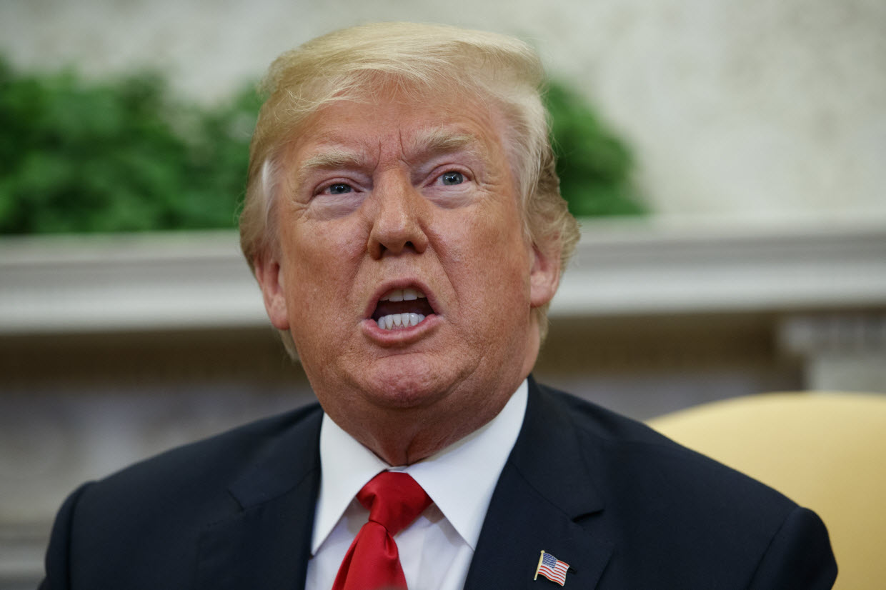 President Donald Trump has expressed his fury over the Mueller probe spilling into its second year. 