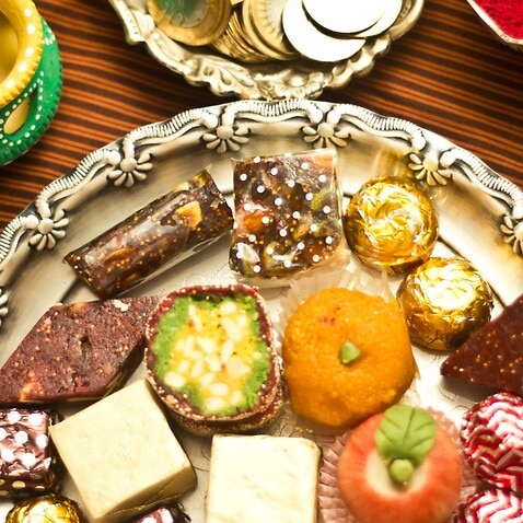 Diwali festival and Indian sweets