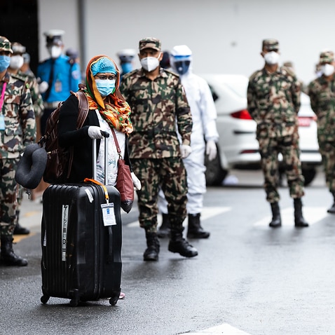 Nepal Airport Coronavirus Repatriation Flight