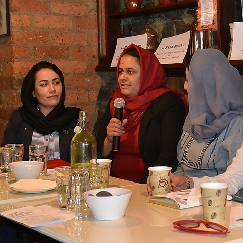 Delegation of young Afghan women in Australia