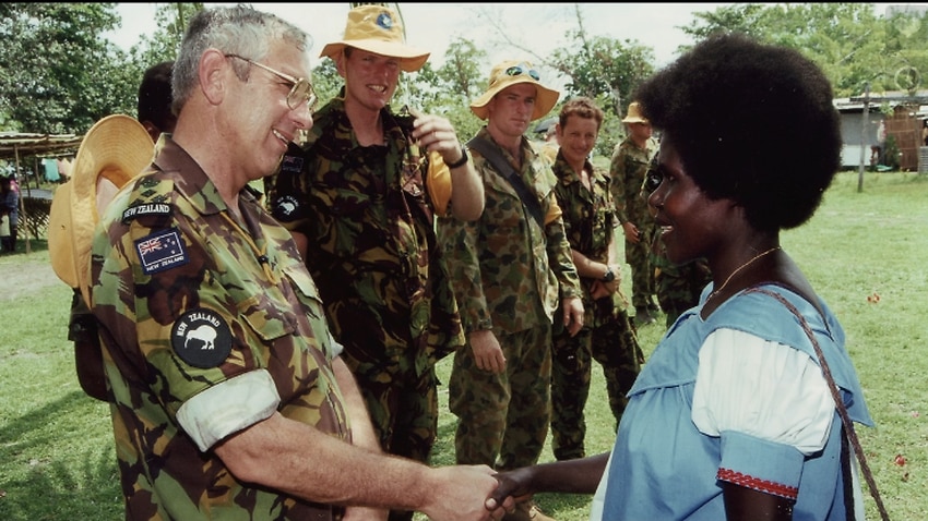 Image for read more article ''Soldiers without guns': How unarmed Anzacs brought peace to war-ravaged Bougainville'