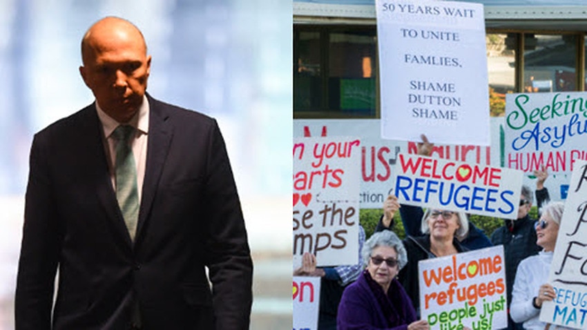 Image for read more article 'Refugee groups are 'extremely concerned' about a Dutton prime ministership'