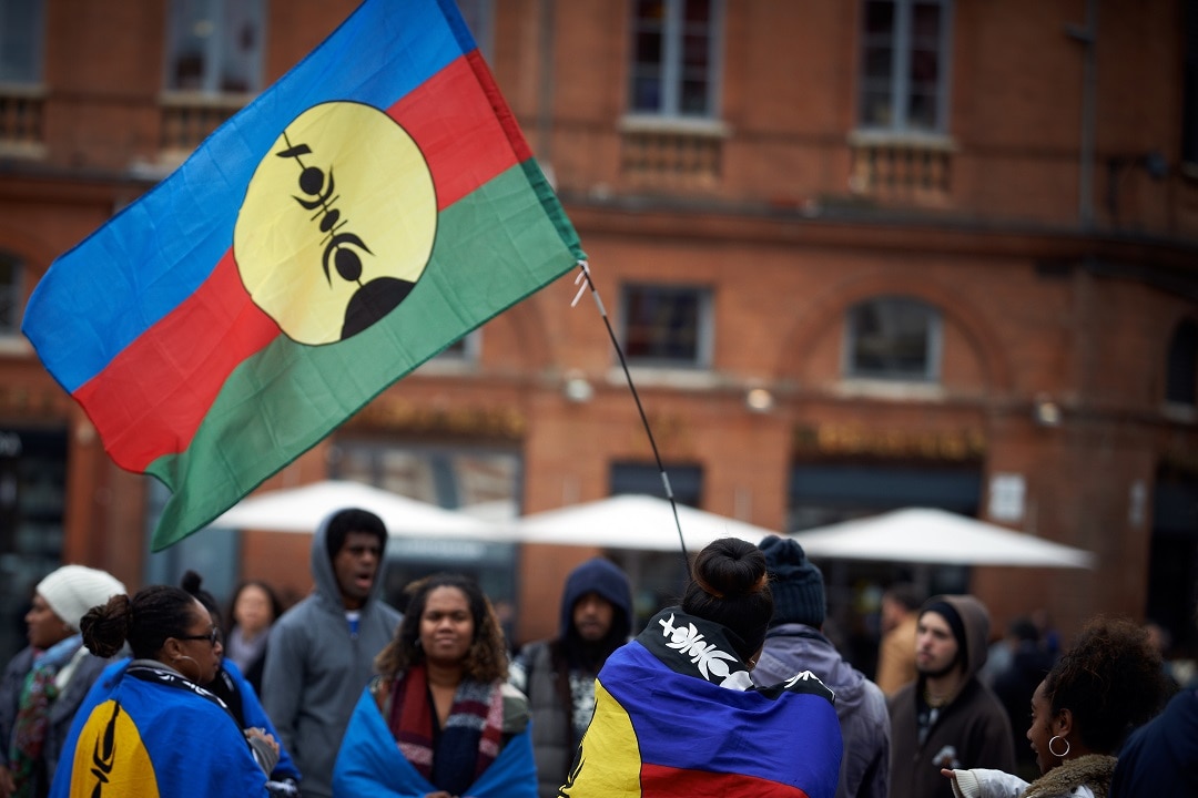 New Caledonians gathered in Toulouse before Sunday's independence referendum.