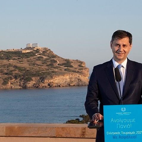 Greek Minister of Tourism Haris Theoharis