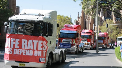 Truckies protest against unsafe working conditions as fatalities soar