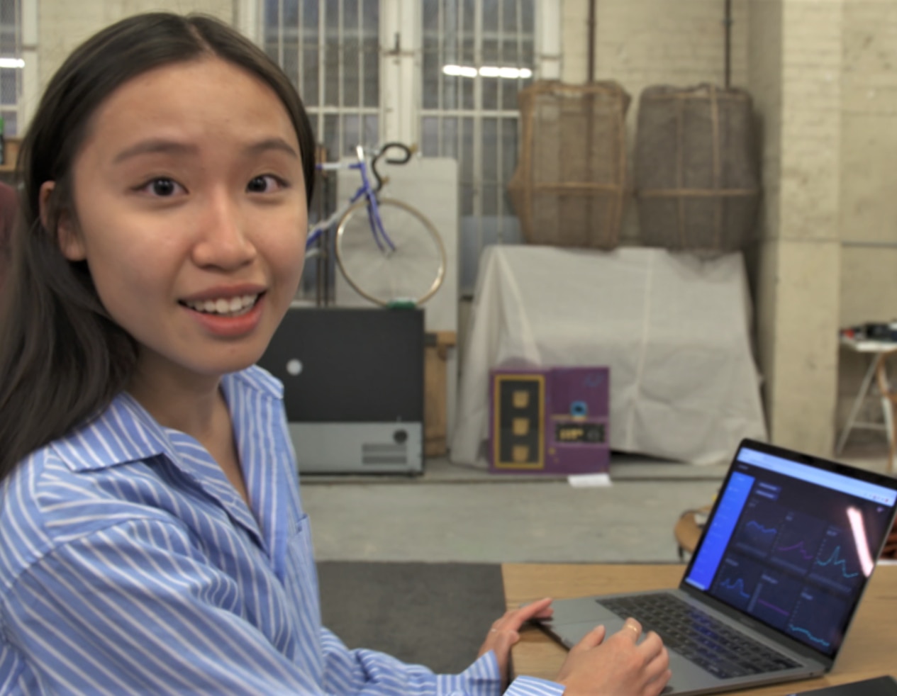 Julia Tan is a mechatronics engineer.