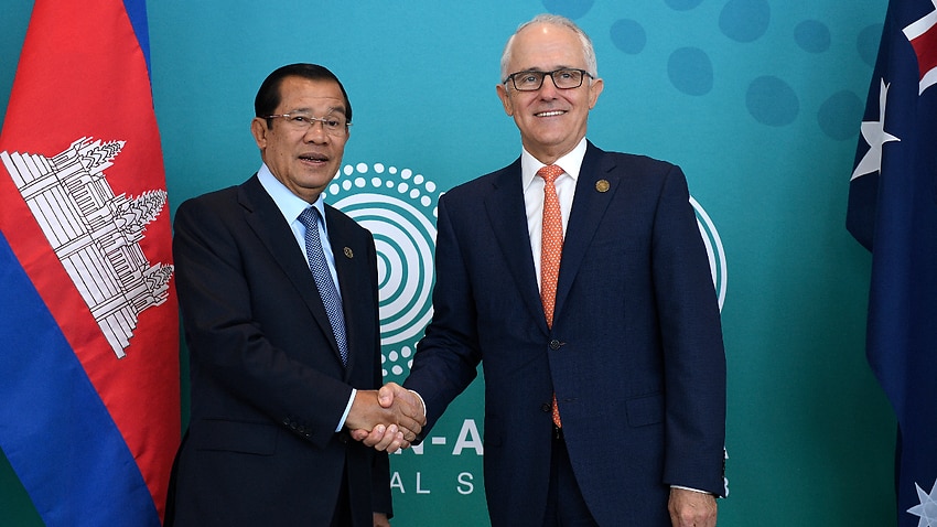 Image for read more article 'Cambodians condemn 'thug of South-east Asia's' Australia visit'