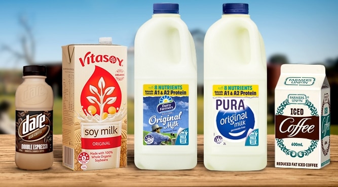 Lion Dairy and Drinks' milk brands.
