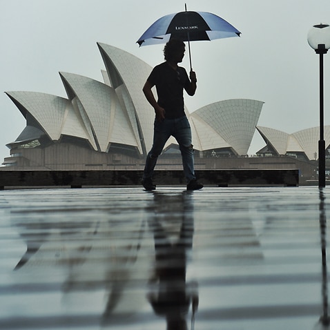 New South Wales experiences a heavy downpour with dangerous weather predicted over the weekend.