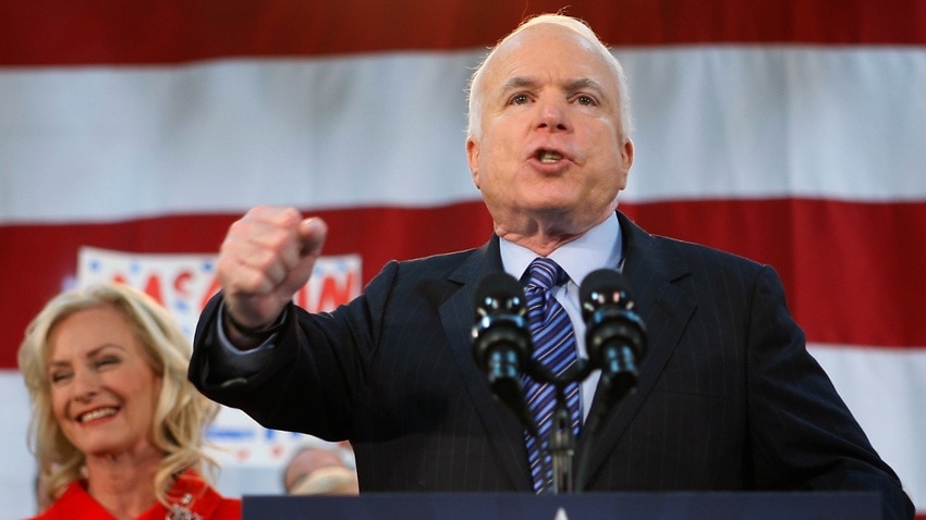 Image for read more article 'US senator John McCain dies after battle with brain cancer '