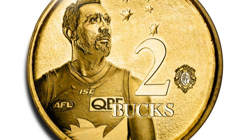 Image for read more article 'Adam Goodes immortalised in gold to 'continue the conversation about reconciliation''