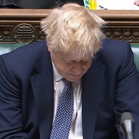 UK PM Johnson apologises for lockdown party