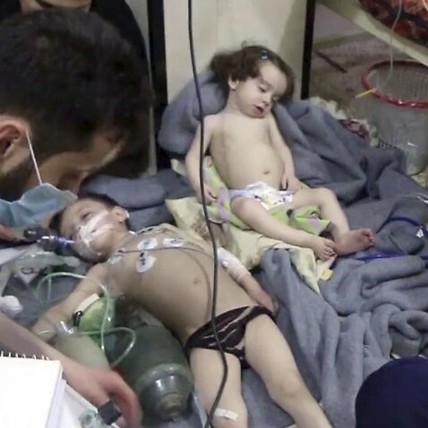 Suspected Syrian chemical attack