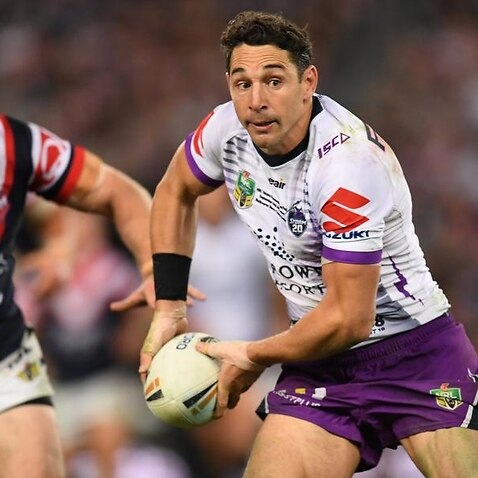 Billy Slater of the Storm .