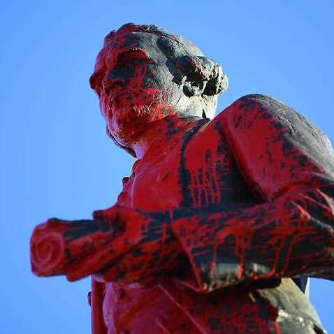 Captain Cook statue vandalised
