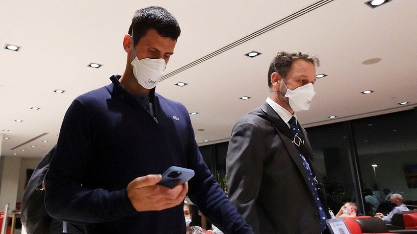 Image for read more article ''Extremely disappointed' Djokovic leaves Australia after losing bid to overturn visa cancellation'